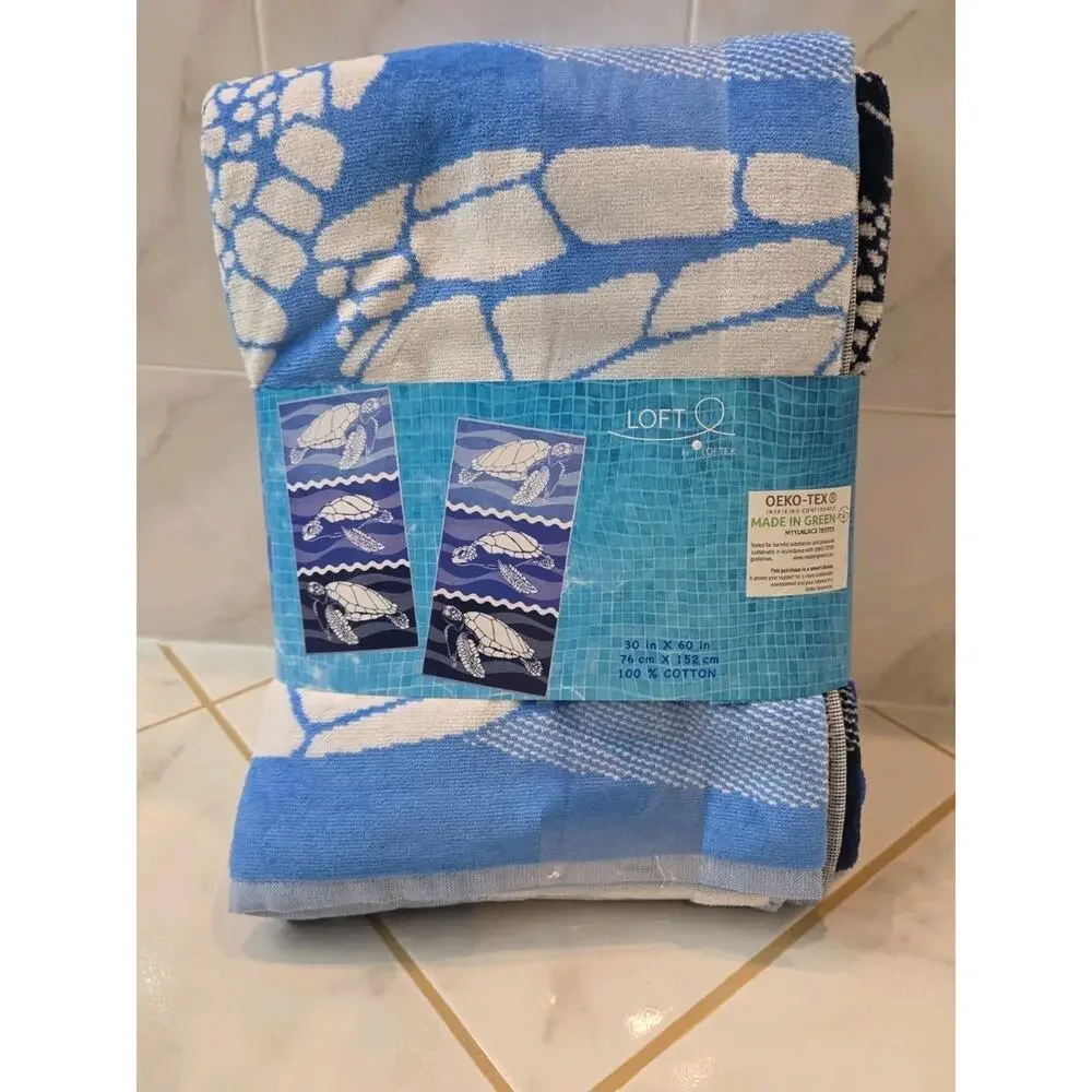 Loftex Youth Beach Towels Turtles